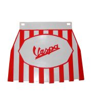 Paraspruzzi posteriore rosso e bianco Vespa