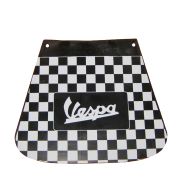 Paraspruzzi posteriore nero e bianco Vespa
