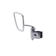 Adjustable rectangular Scootopia chromed legshield mirror (left side)