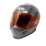 Visieria arancione per casco Simpson modello Venom/Speed