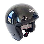 Casco Simpson Jet Chopper nero lucido