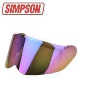 Iridium visor for Simpson helmet model Venom/Speed