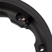 "OCTOPUS" RIM 8 holes SIP rear channel 2.5 BLACK for Lambretta LI + TV + SX + Special + DL + Serveta