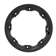 "OCTOPUS" RIM 8 holes SIP rear channel 2.5 BLACK for Lambretta LI + TV + SX + Special + DL + Serveta