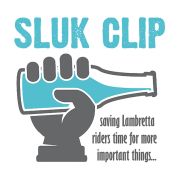 Kit di fissaggio ponticello scudo SLUK-Clips Lambretta  LI + TV + Special + SX + DL + Serveta