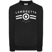 Lambretta Crew Neck Sweat Black