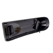 Sella sportiva 'Dante Clubman' (nera) biposto con telaio in metallo per Lambretta LI + TV + SX + Special + DL + Serveta