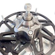 Mozzo freno a disco CP CasaDisc - Titanio -  Lambretta S1 + S2 + TV2 + S3 + TV3 + Special + SX + DL + Serveta