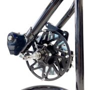 Mozzo freno a disco CP CasaDisc - NERO -  Lambretta S1 + S2 + TV2 + S3 + TV3 + Special + SX + DL + Serveta