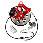 Mozzo freno a disco CP CasaDisc - ROSSO -  Lambretta S1 + S2 + TV2 + S3 + TV3 + Special + SX + DL + Serveta