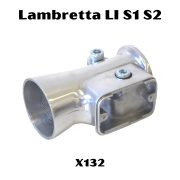 Mozzo freno a disco CP CasaDisc - Titanio -  Lambretta S1 + S2 + TV2 + S3 + TV3 + Special + SX + DL + Serveta
