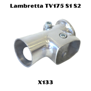 Mozzo freno a disco CP CasaDisc - ROSSO -  Lambretta S1 + S2 + TV2 + S3 + TV3 + Special + SX + DL + Serveta