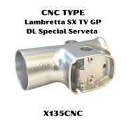 Mozzo freno a disco CP CasaDisc - ROSSO -  Lambretta S1 + S2 + TV2 + S3 + TV3 + Special + SX + DL + Serveta