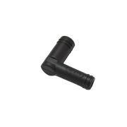 Attacco per candela in silicone nero schermato 5K