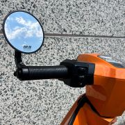 Coppia di specchi Moto Nostra fissaggio estremità manubrio