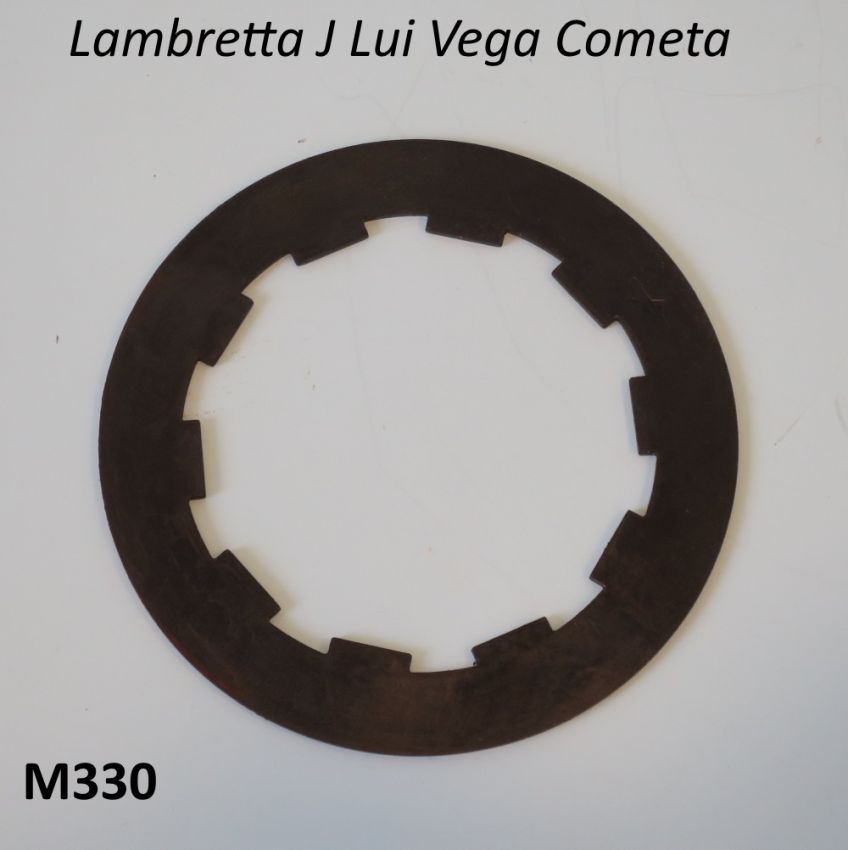 Disco frizione sottile in metallo per Lambretta J + Lui