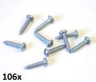 10 x self-tapping screws (for various Lambretta models)