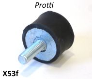 Universal silent block for Casa Performance X53 expansion muffler + similar