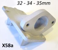 Collettore aspirazione Casa Performance per carburatori 32, 34 & 35mm per kit cilindro SS200 + SS225 + SSR250 + SSR265 Scuderia + SST265