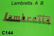 Lambretta badge for rear butty box for Lambretta A + B
