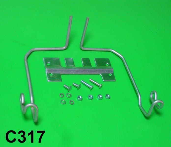 Kit di fissaggio cofani Lambretta LI S3 + SX + DL + J (mod. dal 1968 al 1971)