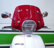Parabrezza Sportivo RLC Rosso per Lambretta V-Special