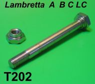 Perno cavalletto con dado Lambretta A + B + C + LC