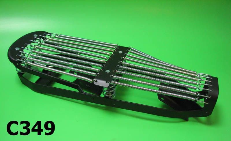 Dual seat frame & rear catch for Lambretta LI + Special + SX + DL + Serveta