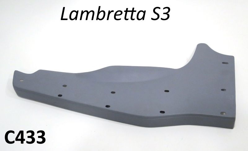 Right hand rear footboard for Lambretta LI S3 + TV3 + Special + SX + Serveta