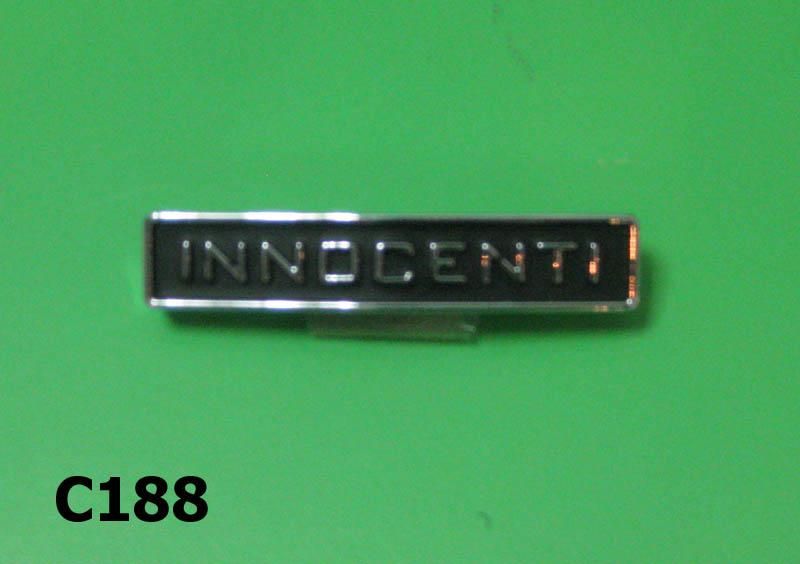 'Innocenti' rear frame badge for Lambretta GP / DL