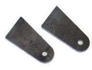 Pair of weld-on front shock absorber damper mounting brackets