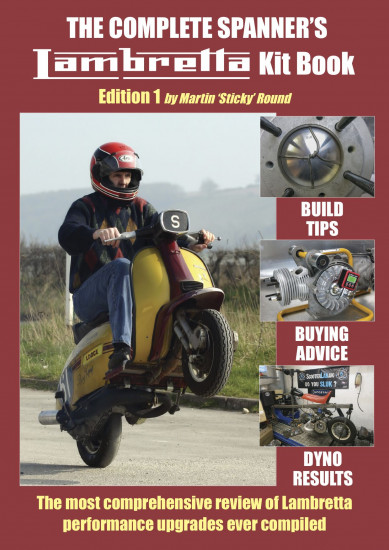 Manuale su tutti i kit di elaborazione Lambretta di Martin Sticky Round (EDIZIONE IN INGLESE)