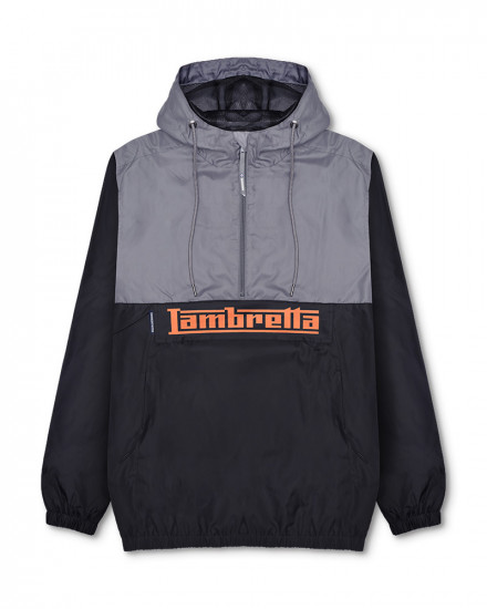 Giacca da scooter Lambretta OTH nera/grigia