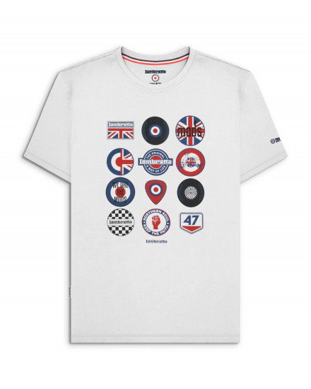 T-shirt Lambretta con stemmi