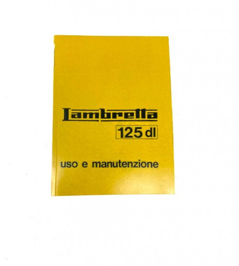 Libretto 'Uso e Manutenzione' Lambretta DL150