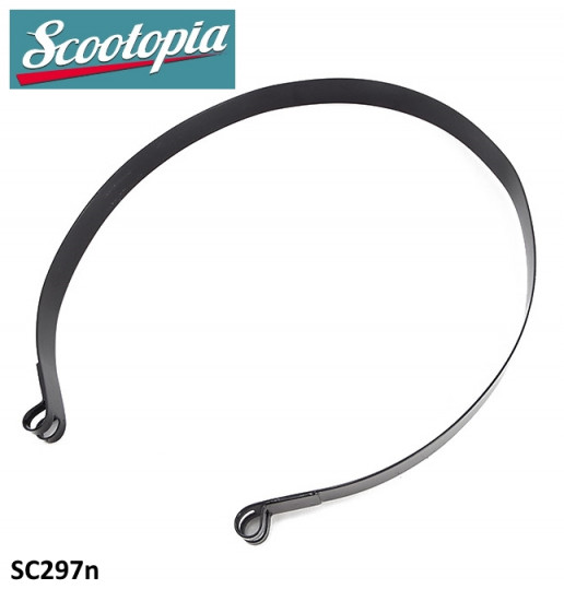 Fascetta fissaggio serbatoio Scootopia nera per Lambretta S1 + S2 + S3 + Special + TV3 + SX + DL + Serveta