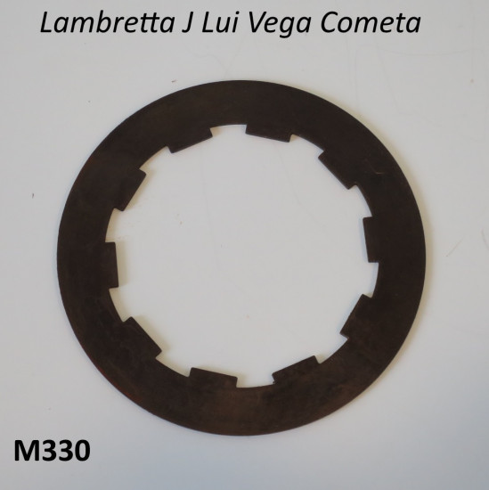 Disco frizione fine in metallo per Lambretta J + Lui