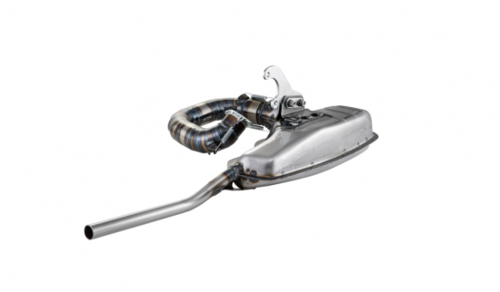 Marmitta Clubsport - Collettore ovale tipo TS1 - Lambretta LI + TV + SX + Special + DL + Serveta