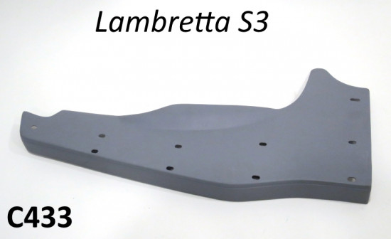 Pedana posteriore destra (lato pignone) per Lambretta S3 + TV3 + Special + SX + Serveta