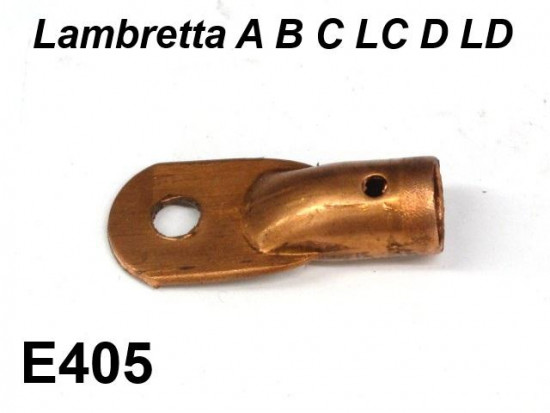 Pipetta candela in ottone per Lambretta A + B + C + LC + D + LD