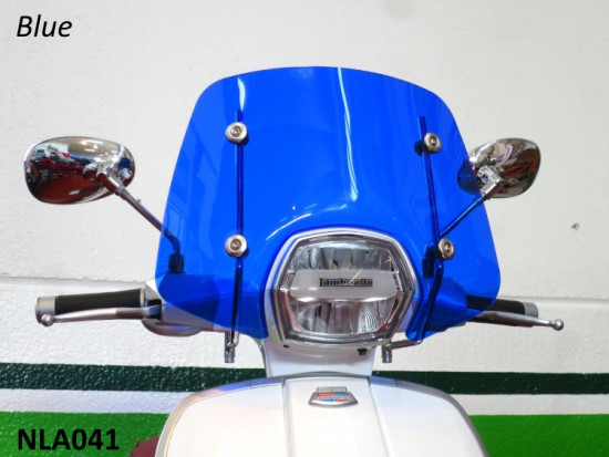 Parabrezza Sportivo RLC Blu per Lambretta V-Special