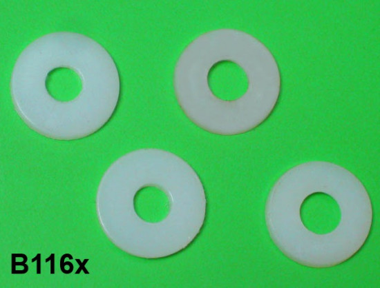 Set di rondelle di spessore in nylon per sella lunga (4 pz)