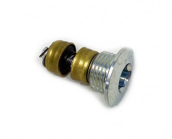 Tappo di scarico olio con magnete per copri carter Lambretta LI + TV2/3 + SX + DL/GP + Serveta + J + Lui