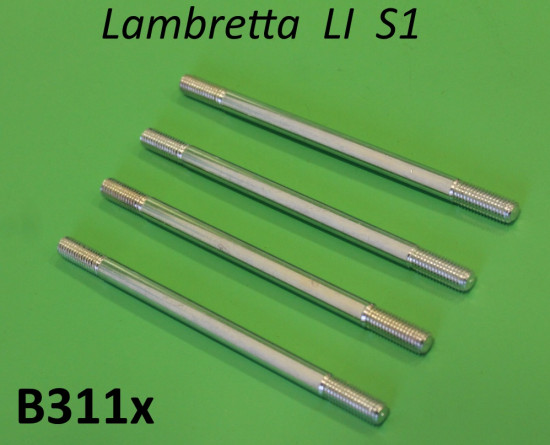 Kit prigionieri per cilindro Lambretta S1 LI125 e LI150. Tipo CORTO!