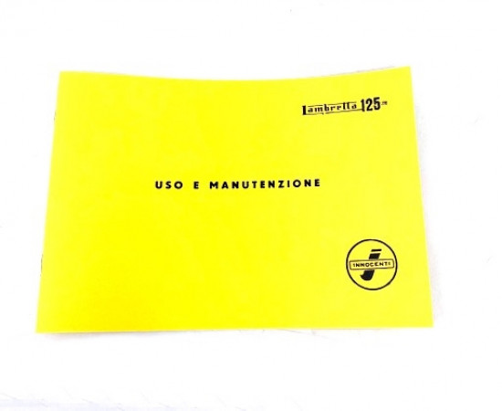 Libretto uso e manutenzione Lambretta A (m)