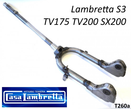 Forcella anteriore di altissima qualità Casa Lambretta per Lambretta S3 + Special + TV3 + SX