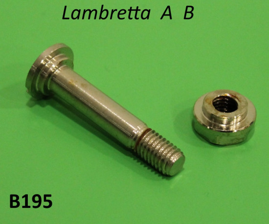 Vite + dado nichelati tubi telaio Lambretta A + B