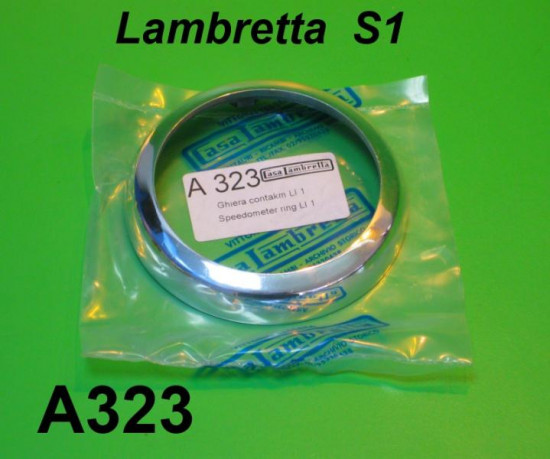 Ghiera contachilometri in alluminio per  Lambretta LI S1 + TV1