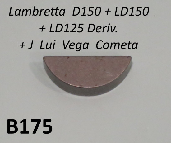 Chiavetta volano per Lambretta D150 LD150 + LD125 Deriv. '56 / '57 + J + Lui