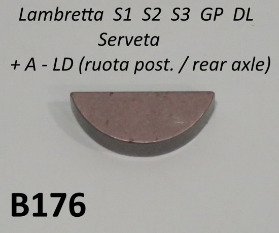 Chiavetta volano Lambretta S1 + S2 + S3 + SX + DL 